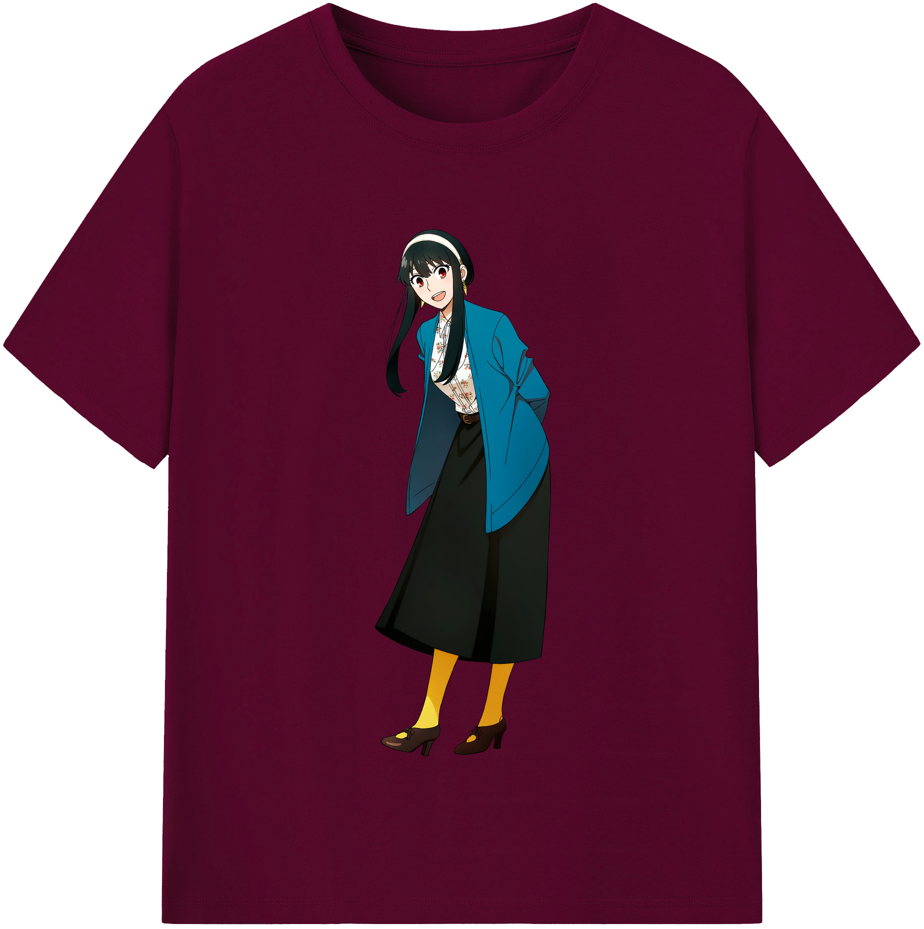 （画像用） SPY×FAMILY间谍家家酒 レディースカジュアルプリントTシャツ（綿100％）
